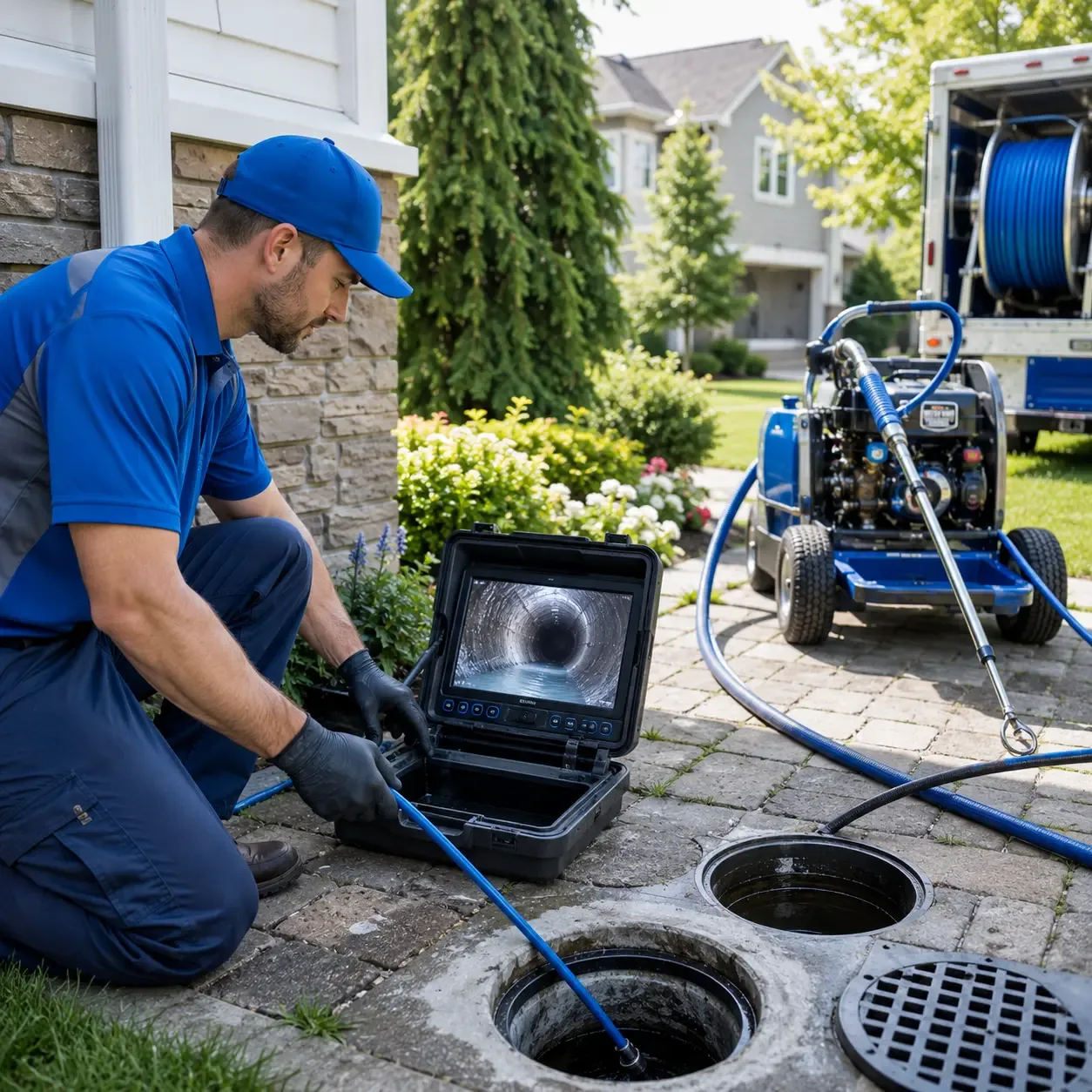 Outdoor drain cleaning professionals serving Oak Hill, NY
